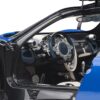 Pagani Huayra Metallic Blue with Black Top and Silver Wheels 1/12 Model Car by Autoart