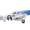North American Aviation P-51D Mustang Aircraft Fighter "Petie 3rd Lt. Col. John C. Meyer 487th Fighter Squadron 352nd Fighter Group USAAF" (1944) "WW2 Aircrafts Series" 1/72 Diecast Model by Forces of Valor