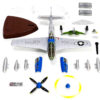North American Aviation P-51D Mustang Aircraft Fighter "Petie 3rd Lt. Col. John C. Meyer 487th Fighter Squadron 352nd Fighter Group USAAF" (1944) "WW2 Aircrafts Series" 1/72 Diecast Model by Forces of Valor
