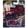 Toyota Land Cruiser FJ43 Red with White Top "The Fate of the Furious" (2017) Movie "Fast & Furious" Series Diecast Model Car by Hot Wheels