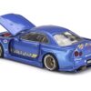 Nissan Skyline GT-R (R34) "SHINJUKU V2 Aero" RHD (Right Hand Drive) Blue Metallic (Designed by Jun Imai) "Kaido House" Special 1/64 Diecast Model Car by Mini GT