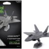 Model Kit Lockheed Martin F-22 Raptor Stealth Aircraft "United States Air Force" (Moderate Difficulty) Steel Model by Metal Earth