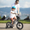 14 Inch Kids Bike with Basket and Training Wheels for Children Aged 4-5 Years Old - Color: Black - Size: 14 inches